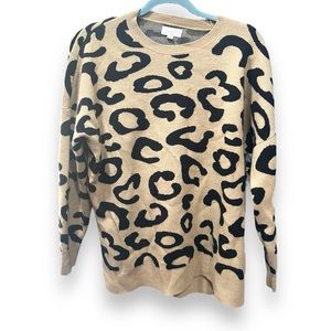 Cheetah Print Sweater